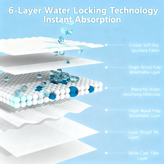 Dog and Puppy Pads – 50 Pack