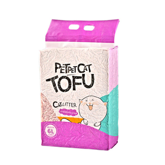 Tofu Cat Litter 6L / 2.5kg – Fast Clumping, Low Dust, Odor Control, Flushable & Eco-Friendly