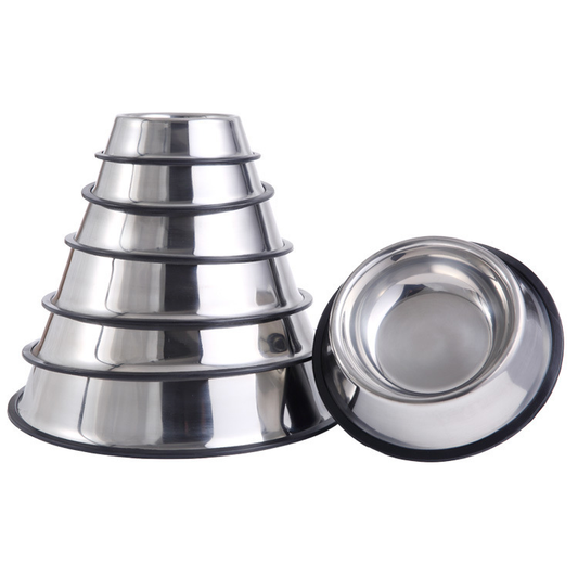 Stainless Steel Pet Feeding Bowl – Durable & Non-Slip